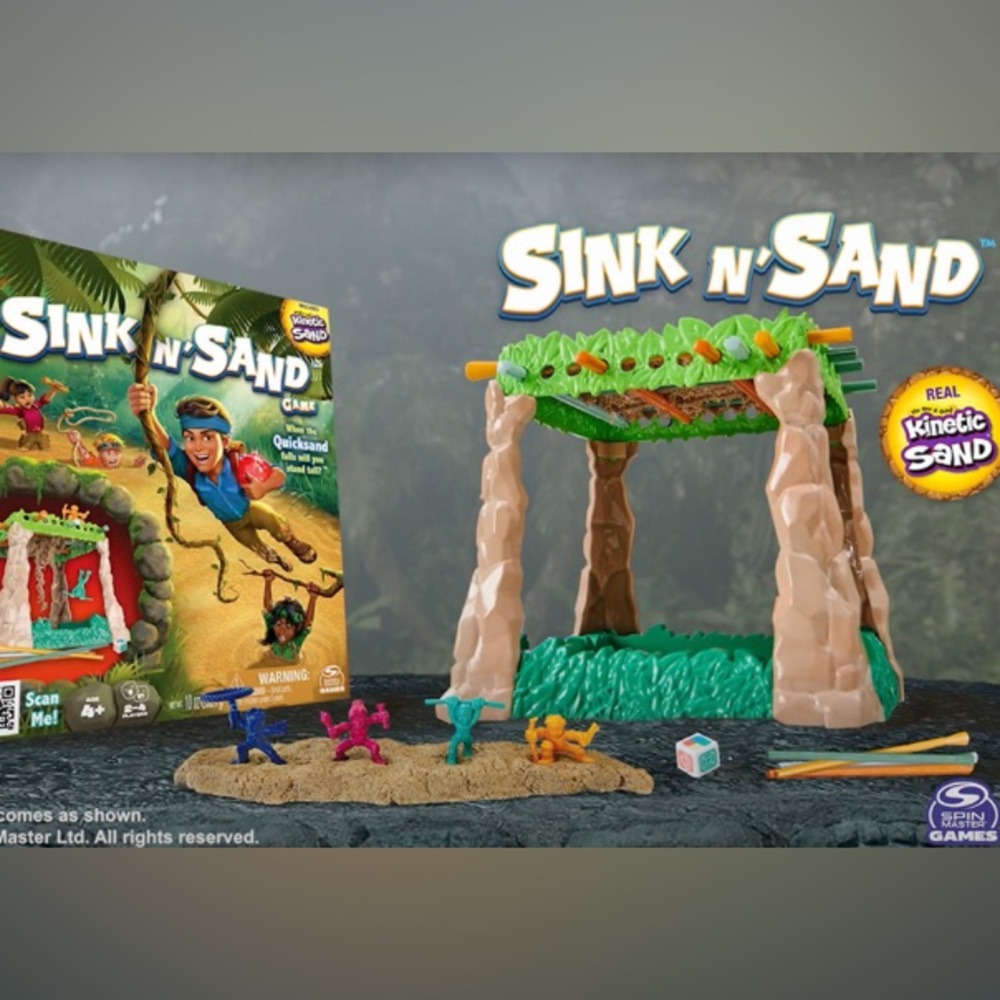 Sink N' Sand Adventure game with Kinetic Sand